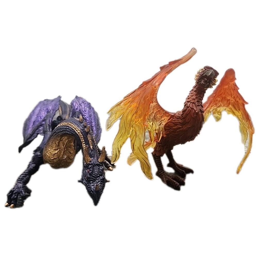 Pheonix and Purple Dragon Figurines [70]